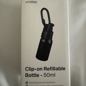 Orbitkey Clip-on Refillable Bottle - Black